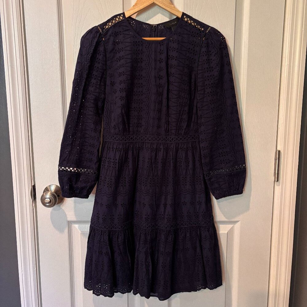 J. Crew Eyelet Women's Lace Flutter Dress